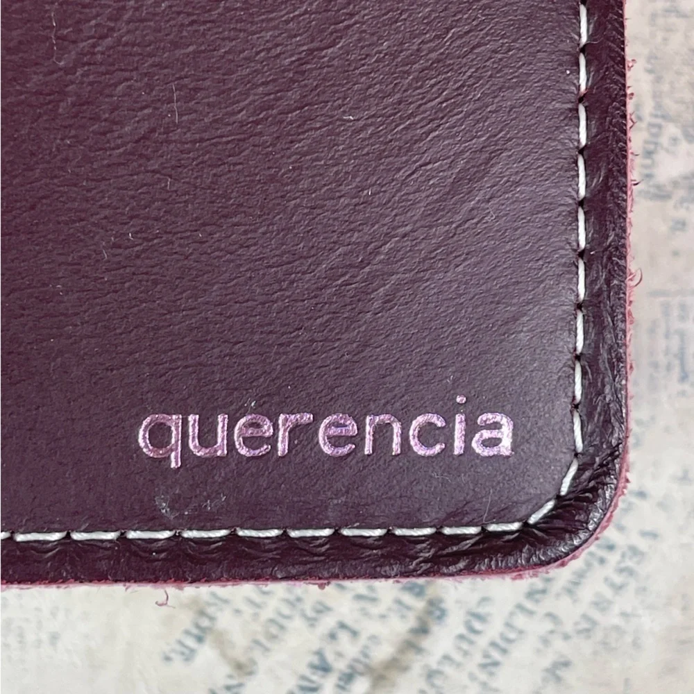 Foxy Fix Handcrafted Solid Burgundy (Wine color)  Leather Notebooks Made in USA